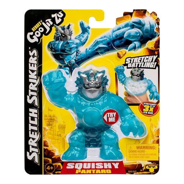 Foto 2 de 7 de Heroes of Goo Jit Zu Stretch Strikers Hero Pack, Figura de acción elástica Pantaro, Relleno único de Goo