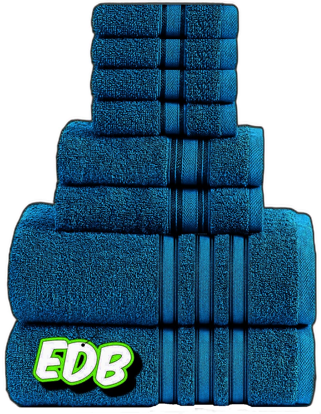 GC GAVENO CAVAILIA Set Di Asciugamani Da Bagno Greco, 2 Asciugamani In Cotone Egiziano, Asciugamano Grande Ad Asciugatura Rapida, 500 G/m², Colore Grigio, 80 X 140 Cm - Foto 4