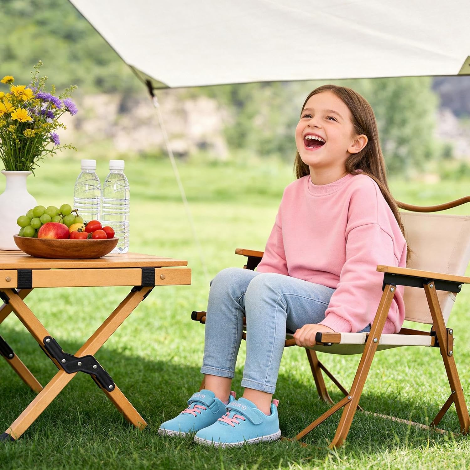 SAGUARO Kids Barefoot Shoes Minimalist Zero Drop Shoes for Natural Walking and Everyday Wear