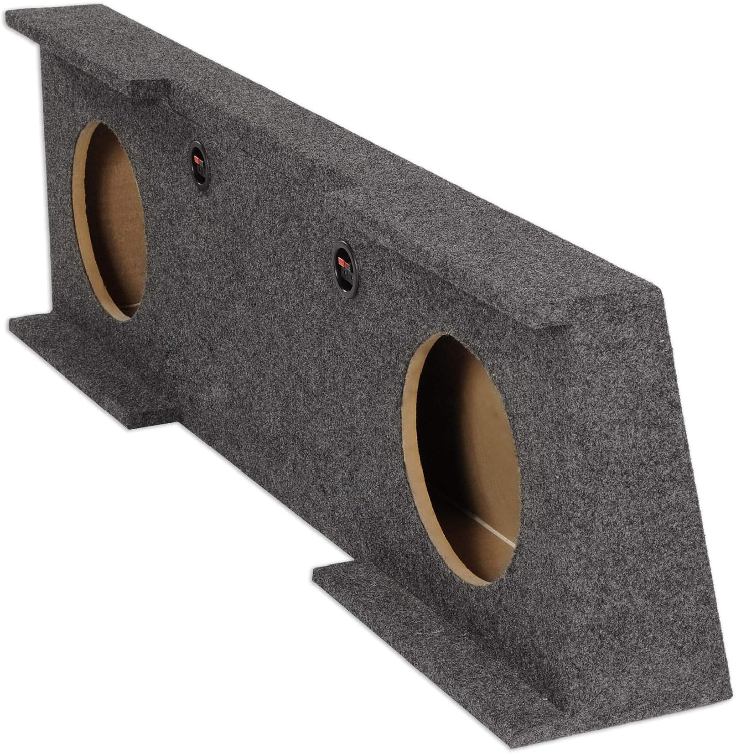 Rockville REC13 Dual 10" Subwoofer Enclosure Box, Downfire Design, High-Grade MDF, Premium Carpet, for 2007-2013 GMC/Chevy Sierra/Silverado Crew Cab Audio Enthusiasts