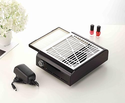 Miniatura 2 de Miss Sweet Colector de polvo eléctrico de uñas para manicura (negro)