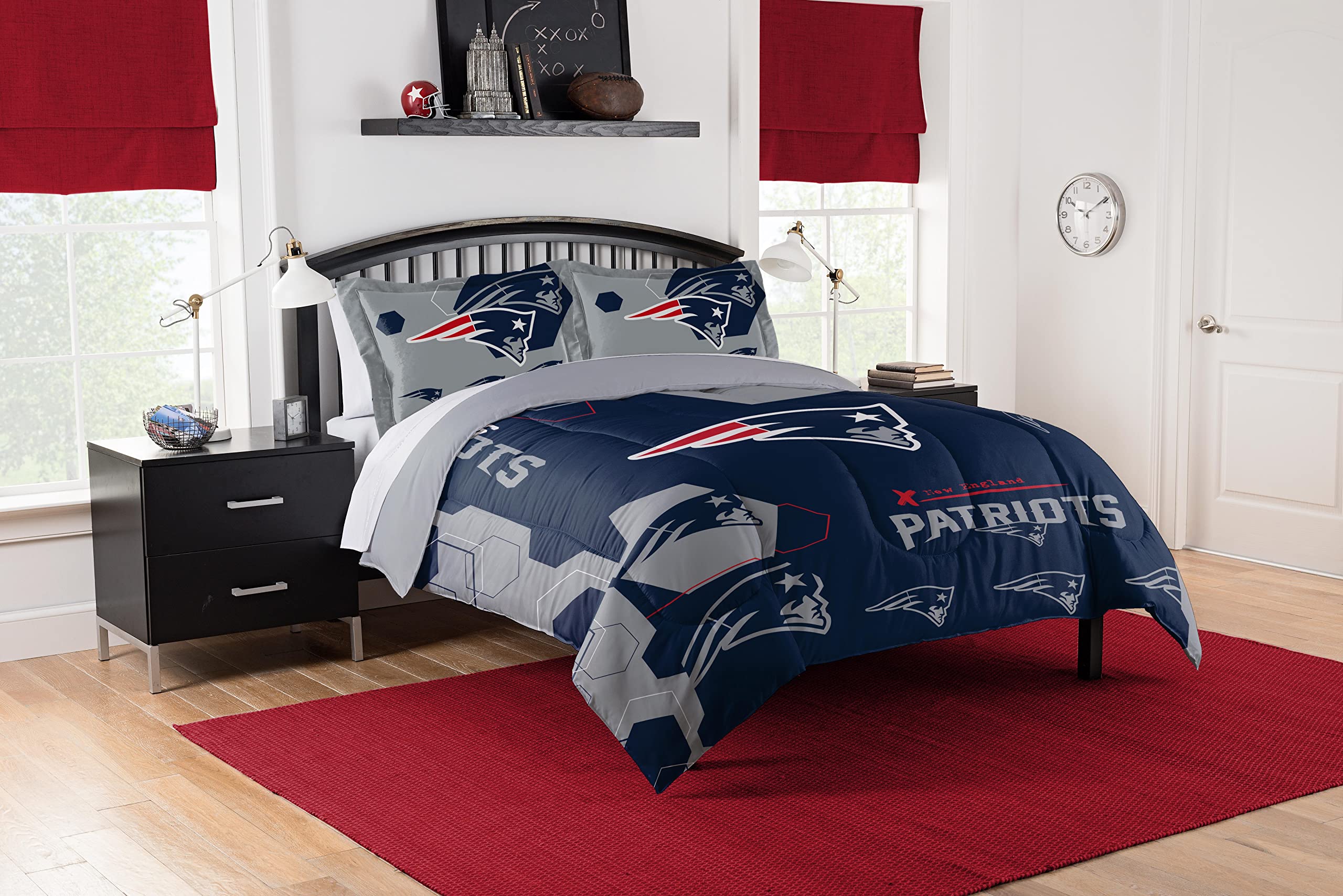The Northwest Company NFL unisex-adult Twin Comforter and Sham Set