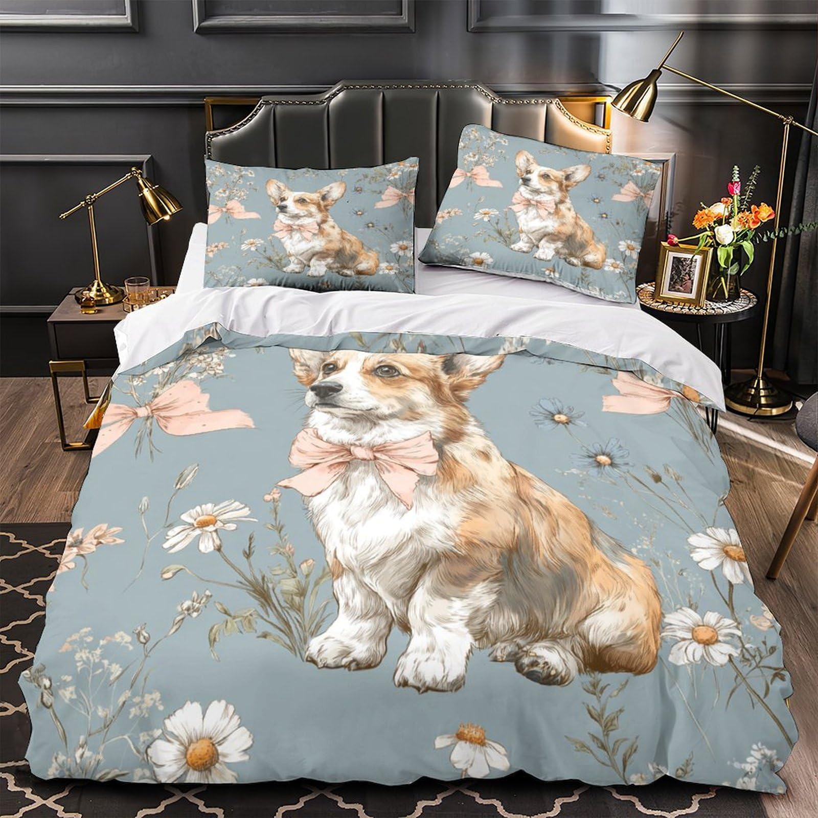 Parure de lit girafe style 3D pour relooker une chambre double d'adolescent