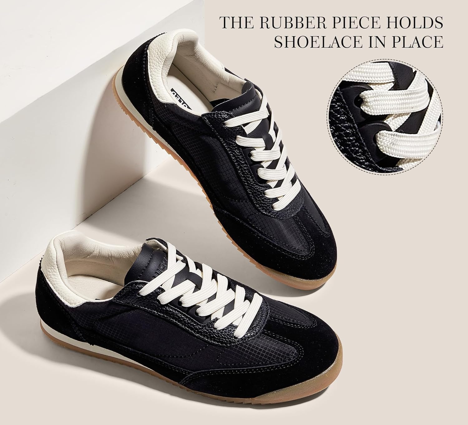 LUCKY STEP Women's Fashion Sneakers Neutral Comfortable Walking Running Gym Workout Shoes - Image 5