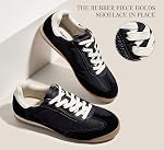 LUCKY STEP Femmes Mode Sneakers Neutre Confortable Marche Course Gym Chaussures d'entraînement