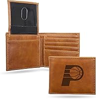 Vista 48 de Rico Industries - Cartera de diseño delgado con grabado láser de la NBA, cartera con grabado láser estilo billetera - Gran regalo