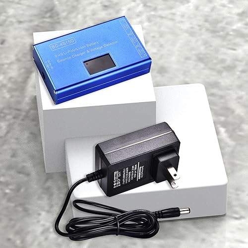 Miniatura 7 de Cargador de batería Airsoft, cargador inteligente de equilibrio de litio/iones de litio para batería de 11.1 V 7.4 V 14.8 V 2S 3S 4S con comprobador