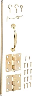 Wright Products - Screen Door Hardware Set, Brass Plated