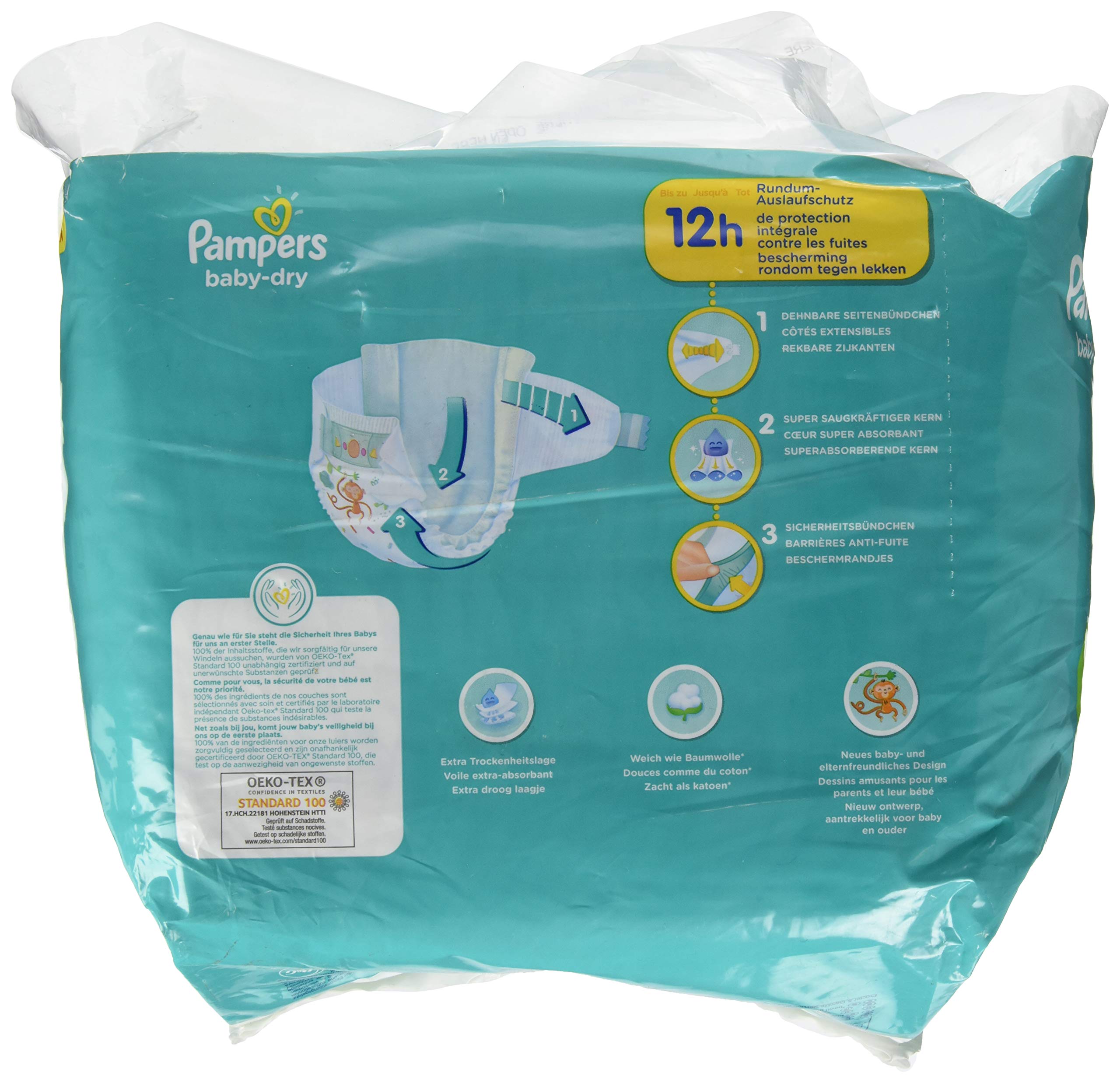 Pampers Baby-Dry Pants Pants - 64 pañales