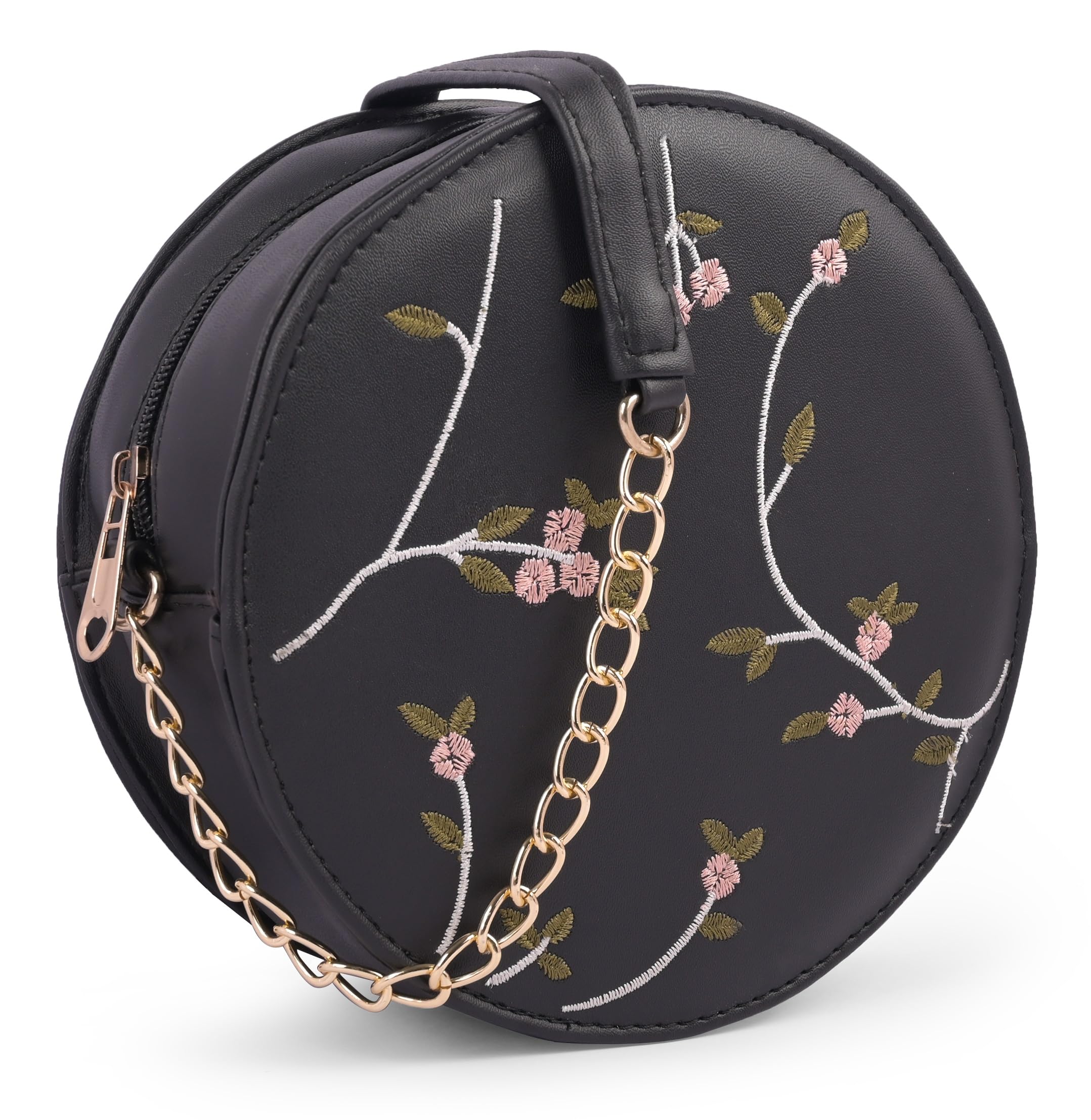 ADISAwomen girls embroided sling bag