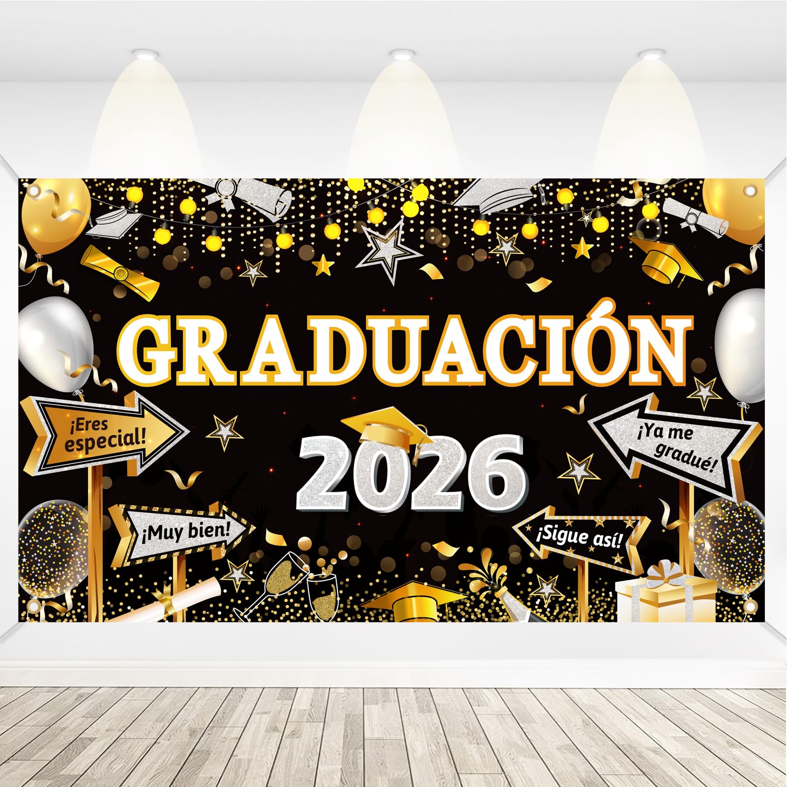 DPKOW Decoración 2026 Mundial Pancarta España Aficionados, Fútbol Copa del Mundo España Animación Accesorios Artículos Mundial 2026 Espana Selección Fútbol, 270 * 40cm — view 17