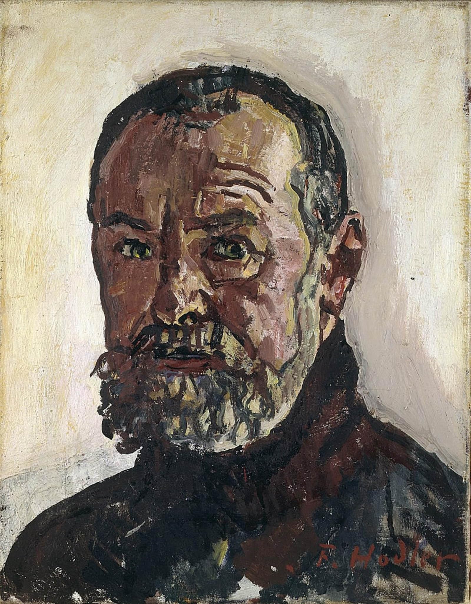 ARTXLXXBN Famous Art Print Poster Vintage Wall Art Self Portrait by Ferdinand Hodler Canvas Art Poster for Home Decor 60x90cm