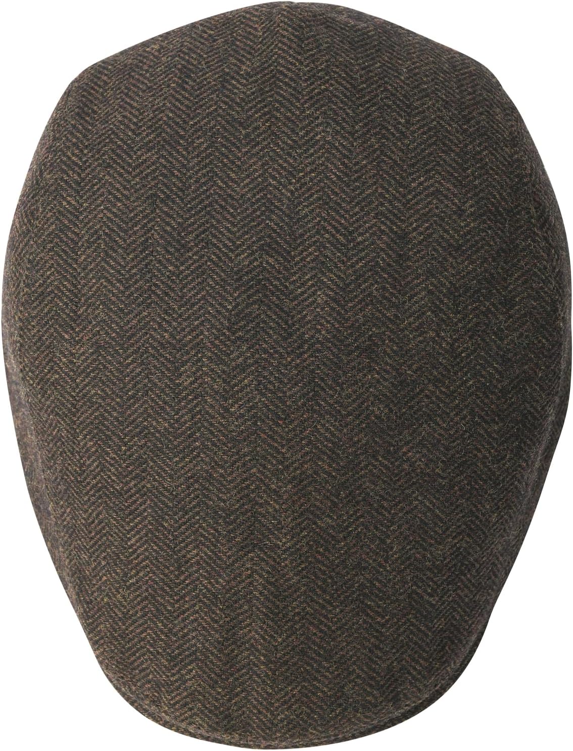 Men Wool Blend Flat Cap Tweed Newsboy Ivy Hat - Image 4