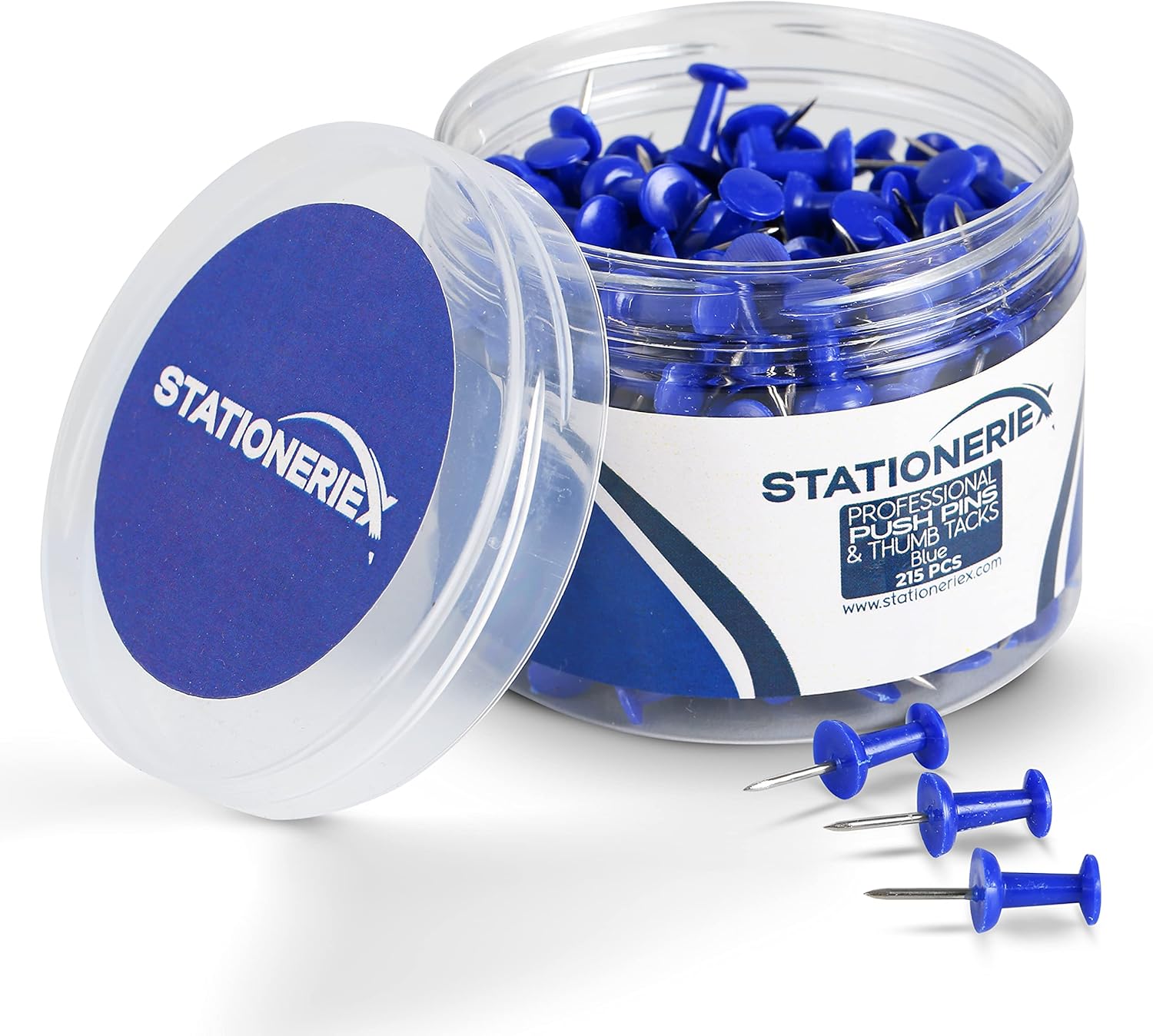 215 Push Pins for Bulletin Board Thumb Tacks for Wall