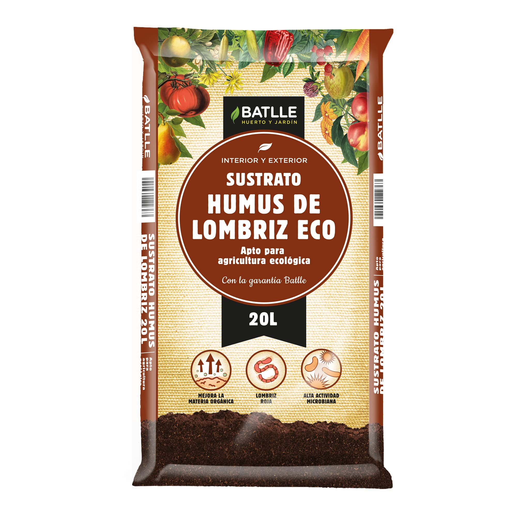 Sustrato Humus de Lombriz 20L