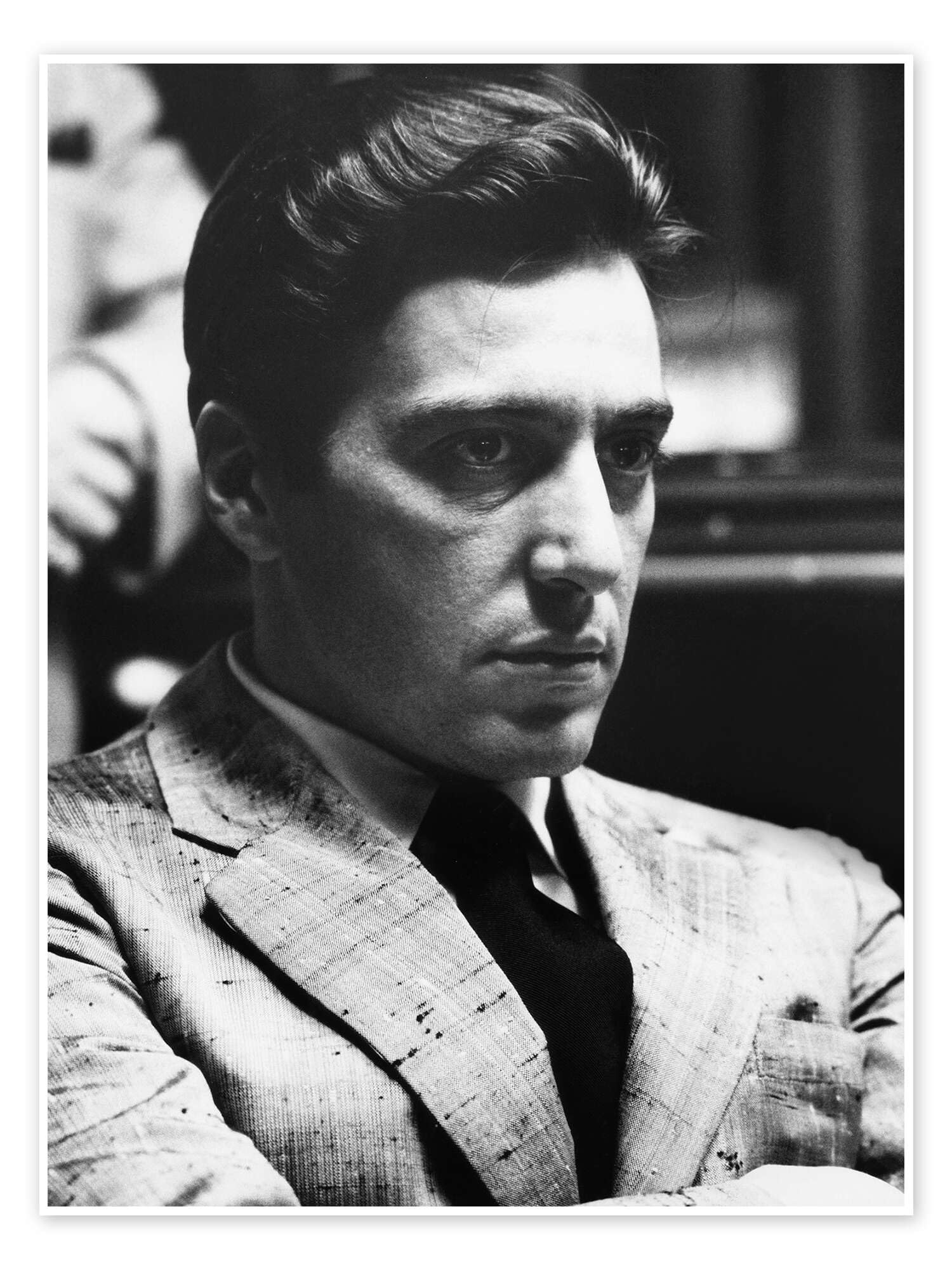 Tableau Toile « Le Parrain » Avec Al Pacino & De Niro - Impression Numérique, Prêt à Accrocher