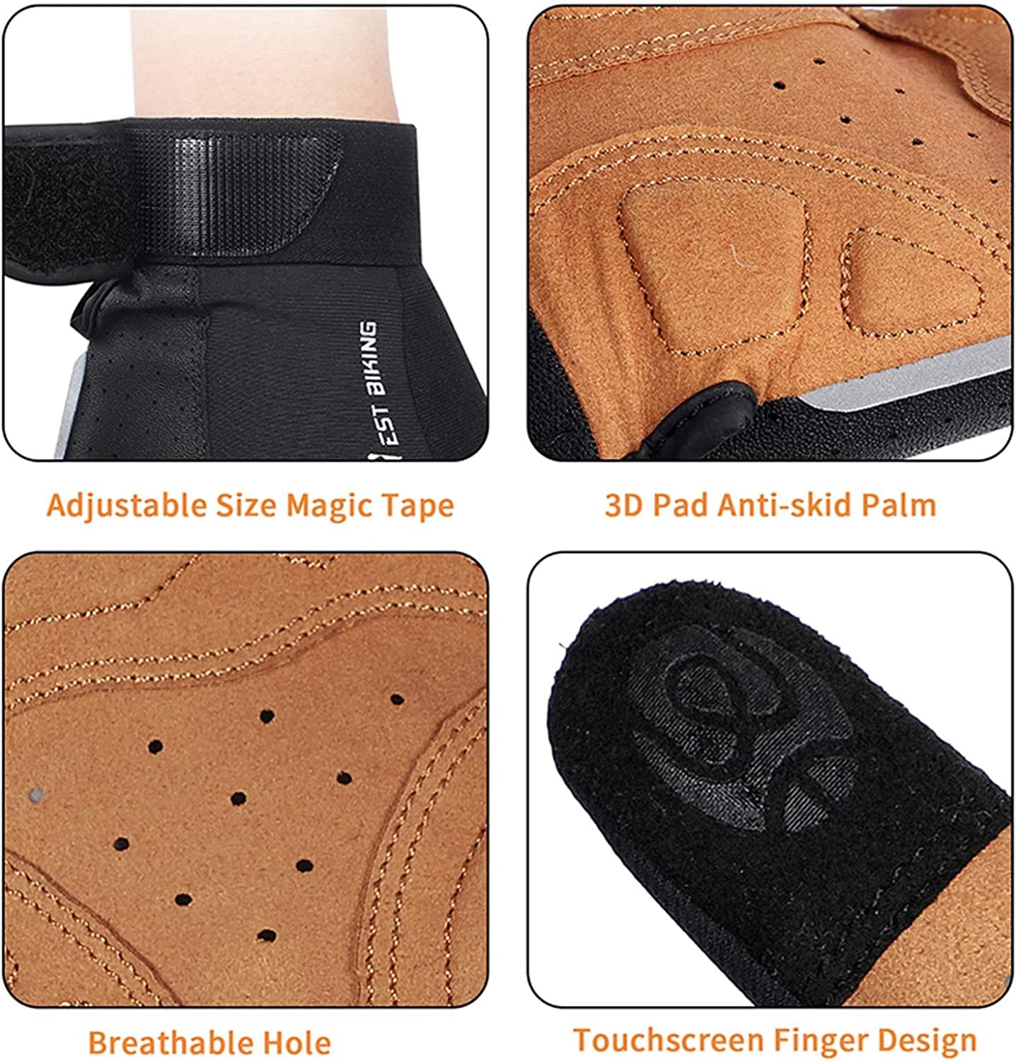 SKUZA Guantes,Guantes de Invierno, Guantes de Invierno a Prueba de Viento e Impermeables, Guantes de Bicicleta Deportiva, Guantes de Pantalla táctil for Hombres y Mujeres, Guantes de esquí