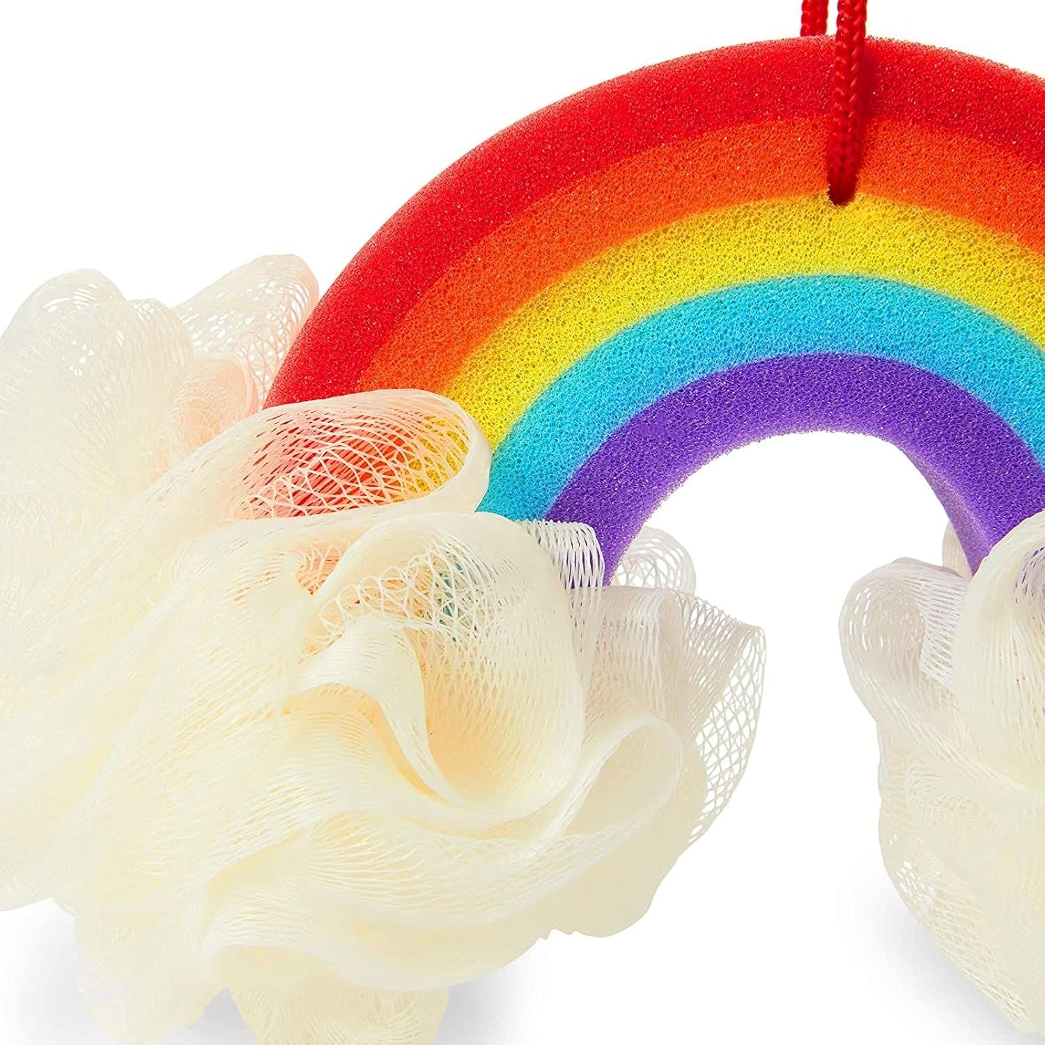 Rainbow Loofah Body Scrubber, Bath Sponge (3 Pack) : Beauty & Personal Care