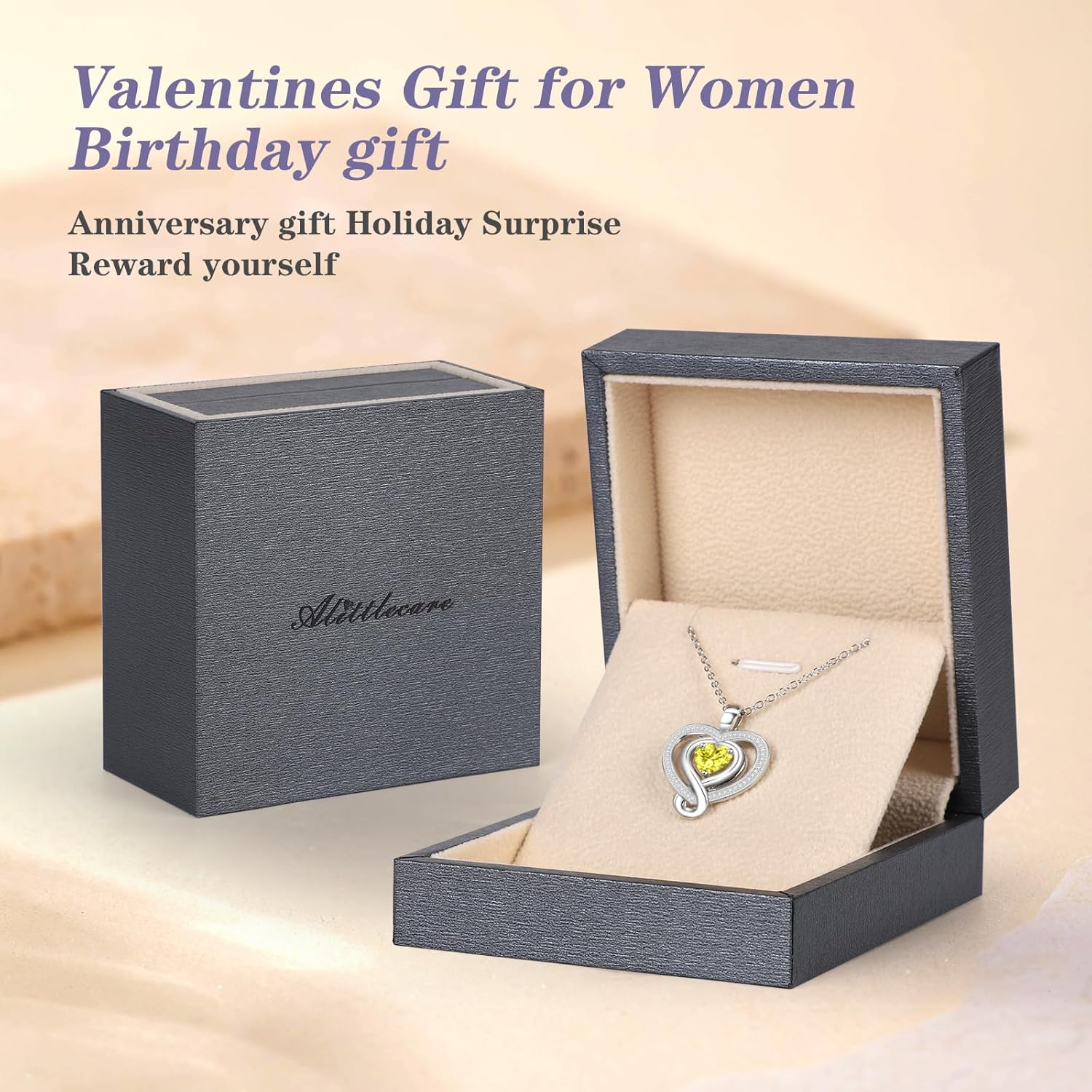 925 Sterling Silver Heart Necklace - Elegant Silver Jewelry for Women - Heart Pendant for Birthday, Anniversary - Ideal for Wife, Mom, Girlfriend - Image 6