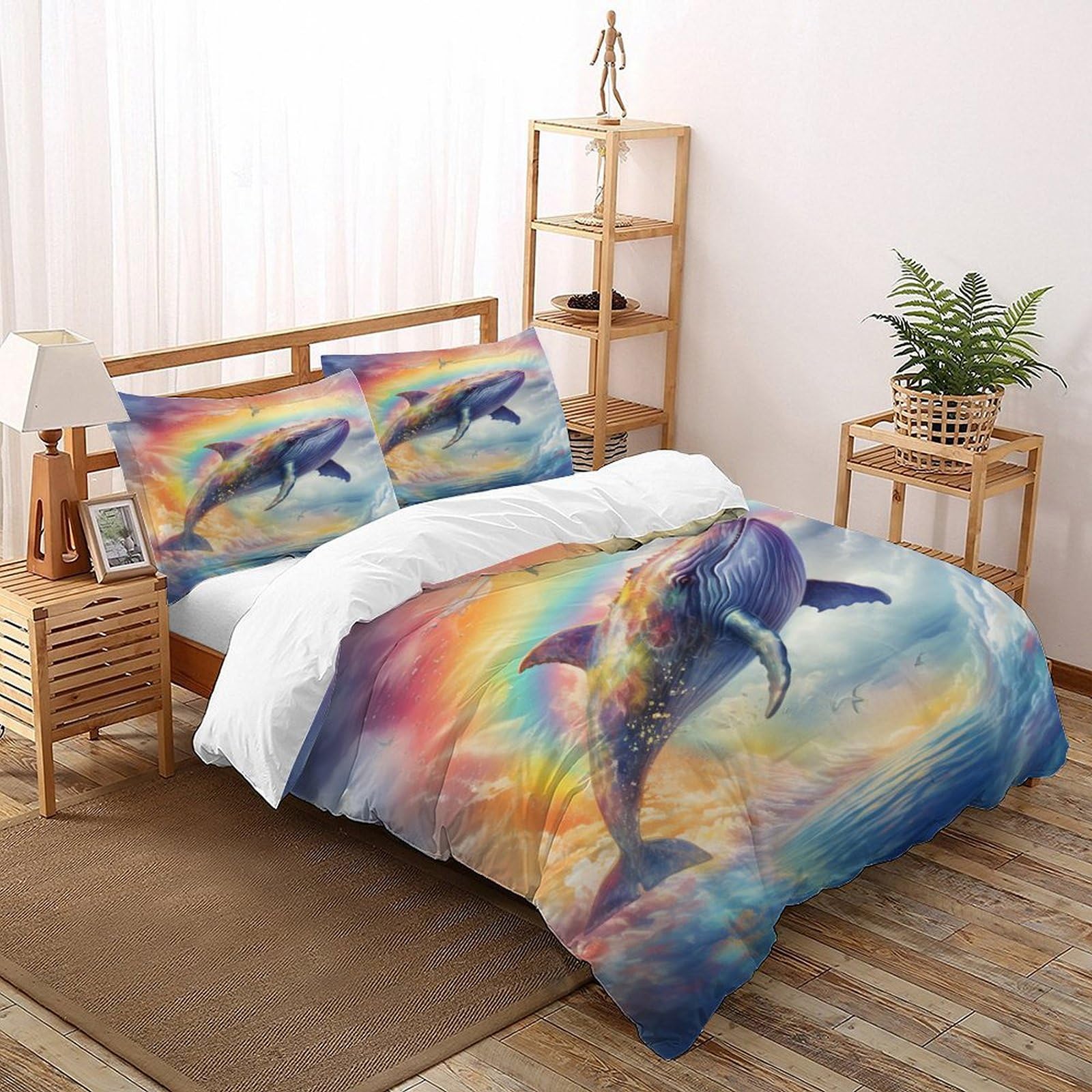 Housse de couette microfibre de qualité supérieure lit Super King
