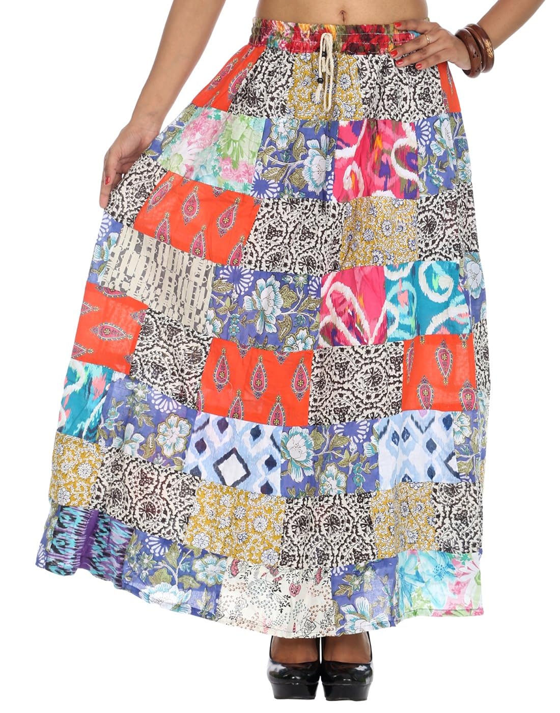 Rajrang Indian Skirt Patchwork Women's Long Skirt Amazon.in Fashion