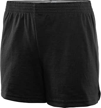 Soffe Juniors' Team Shorty Short - 100% Polyester, 3.25" Inseam, Drawstring Waist, Lightweight Athletic Shorts