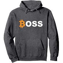 Bitcoin Boss Cryptocurrency Pullover Hoodie