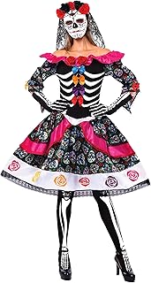 Spooktacular Creations Women’s Day of the Dead Costume for Halloween Costume