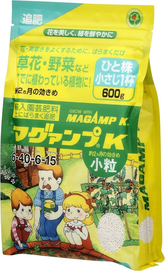 Amazon ハイポネックスジャパン 肥料 マグァンプk 小粒 600g 園芸用害獣 害虫忌避剤