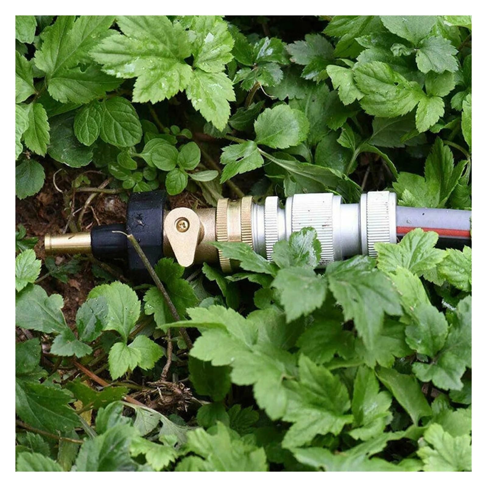 Válvula de bola de cierre for manguera de jardín de 3/4 de pulgada, conector de grifo de cobre, accesorio de unión de tubo, herramientas de riego de jardín
