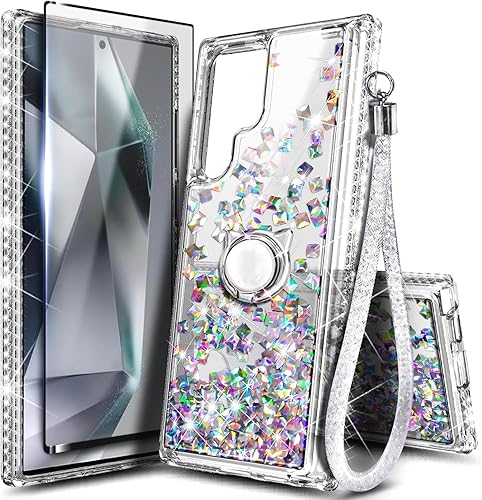 Miniatura 370 de NGB Supremacy Funda compatible con Samsung Galaxy S22 Plus (5G de 6.6 pulgadas) con protector de pantalla (cobertura máxima, TPU flexible), soporte