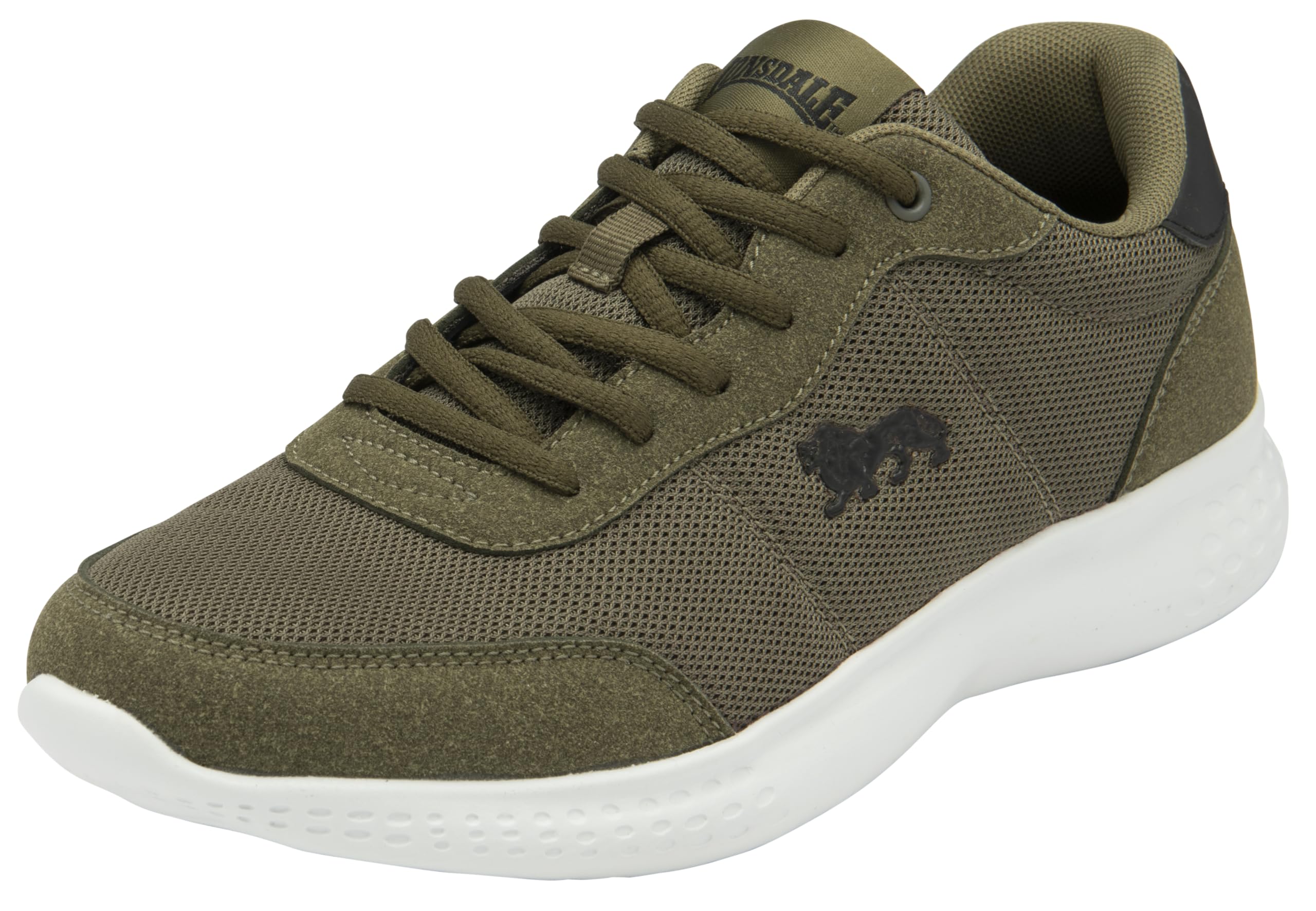 Lonsdale Men's Kinross Road Running Shoe, Khaki/Black, 10 UK