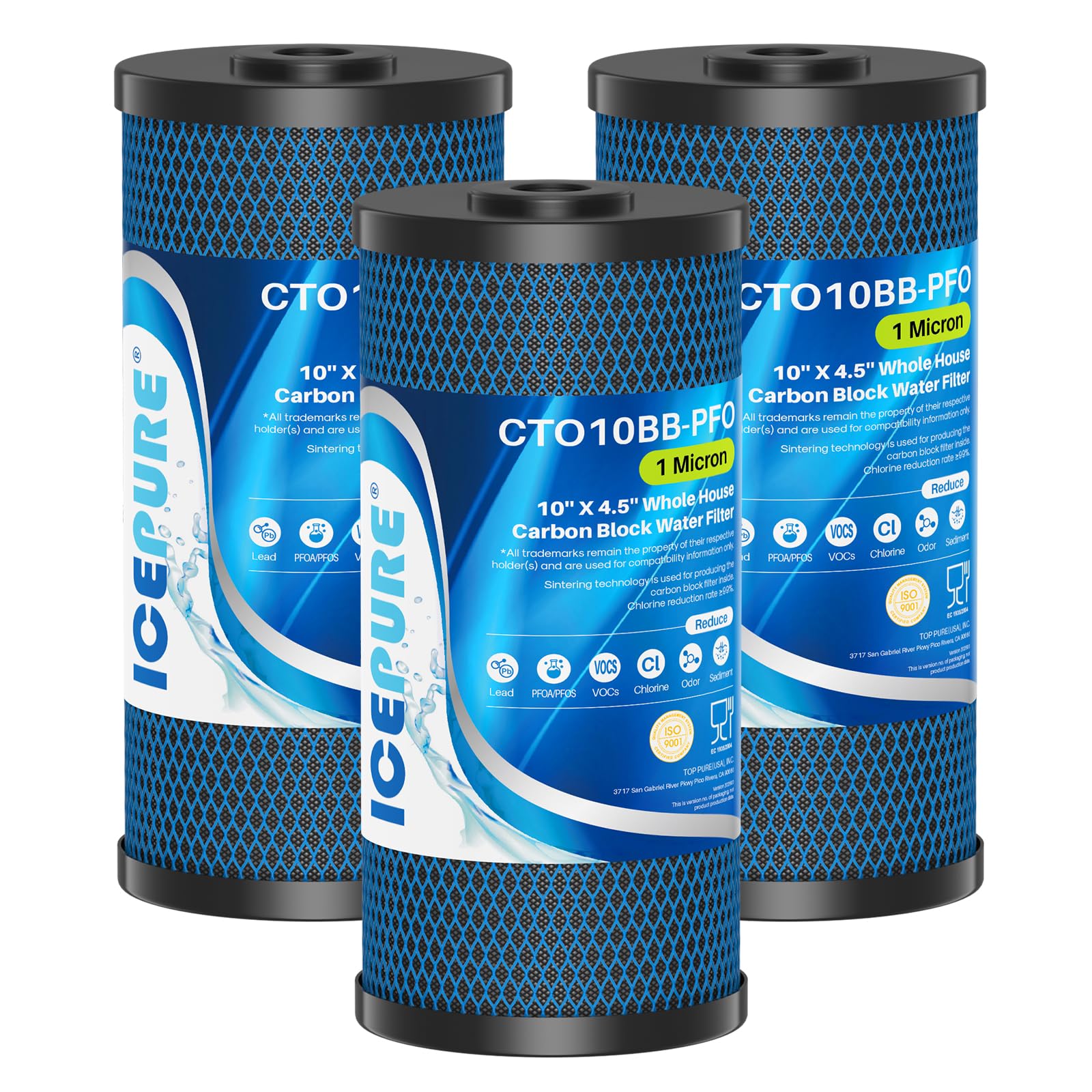 ICEPURE Water Filter - Whole House Sediment Activated Carbon -19