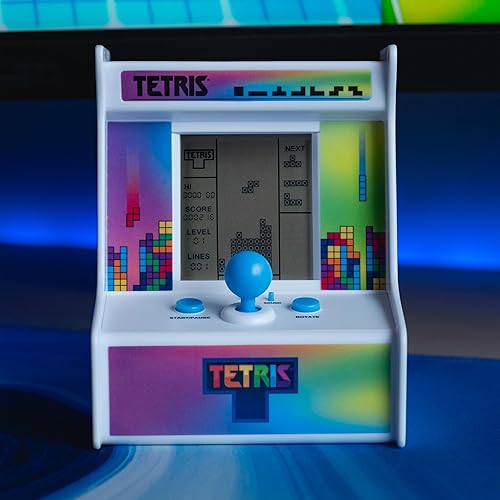 Miniatura 5 de Tetris Desktop Arcade - Consola de juegos portátil portátil con modos de sprint y maratón, videojuegos electrónicos clásicos para niños y adultos