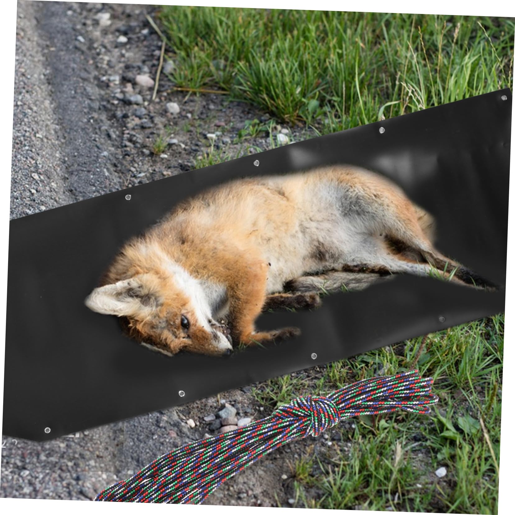 Toddmomy Mehrzweck Kunststoff-Schlitten Robustes Zugschlitten Für Jagd Ausrüstung Und Rentierziehen Outdoor Transport Zubehör Langlebig Stabil