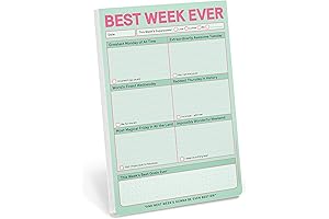 Knock Knock Best Day Pad: Capture Every Day of Your Best Week Ever