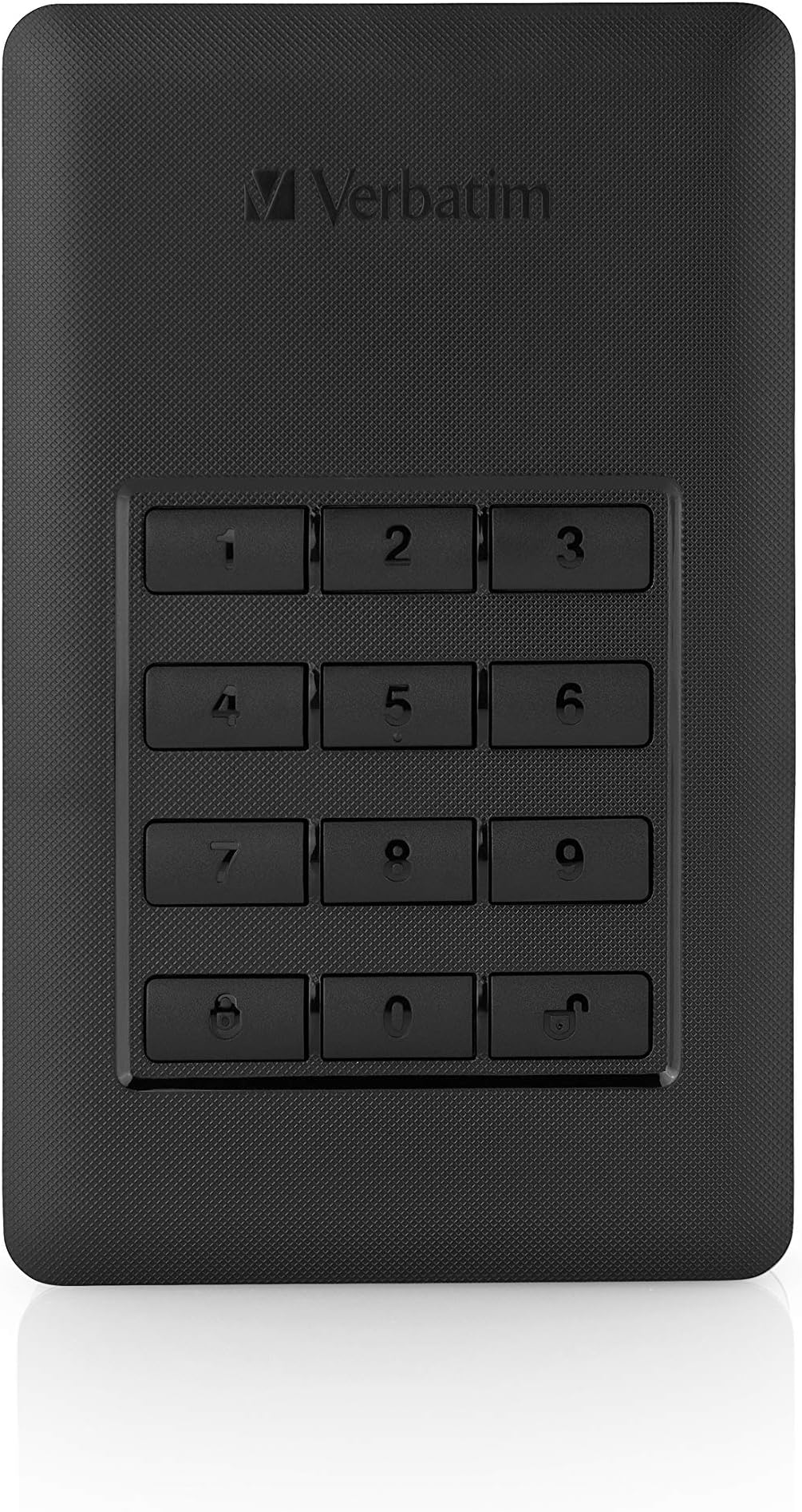 Verbatim Store 'n' Go Secure Portable I 2 TB I Black I External Hard Drive with Code Access I USB 3.2 GEN 1 I External Hard Drive I for Windows & MacOSX I Portable Hard Drive I USB Hard Drive