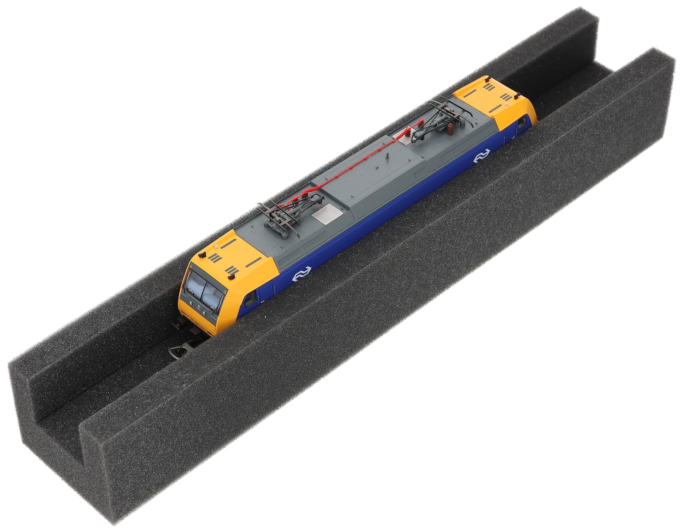 Feldherr HO Scale Locomotive Maintenance Cradle - PU Foam Repair and Maintenance Stand (360 mm) Gauge 00, H0 & TT