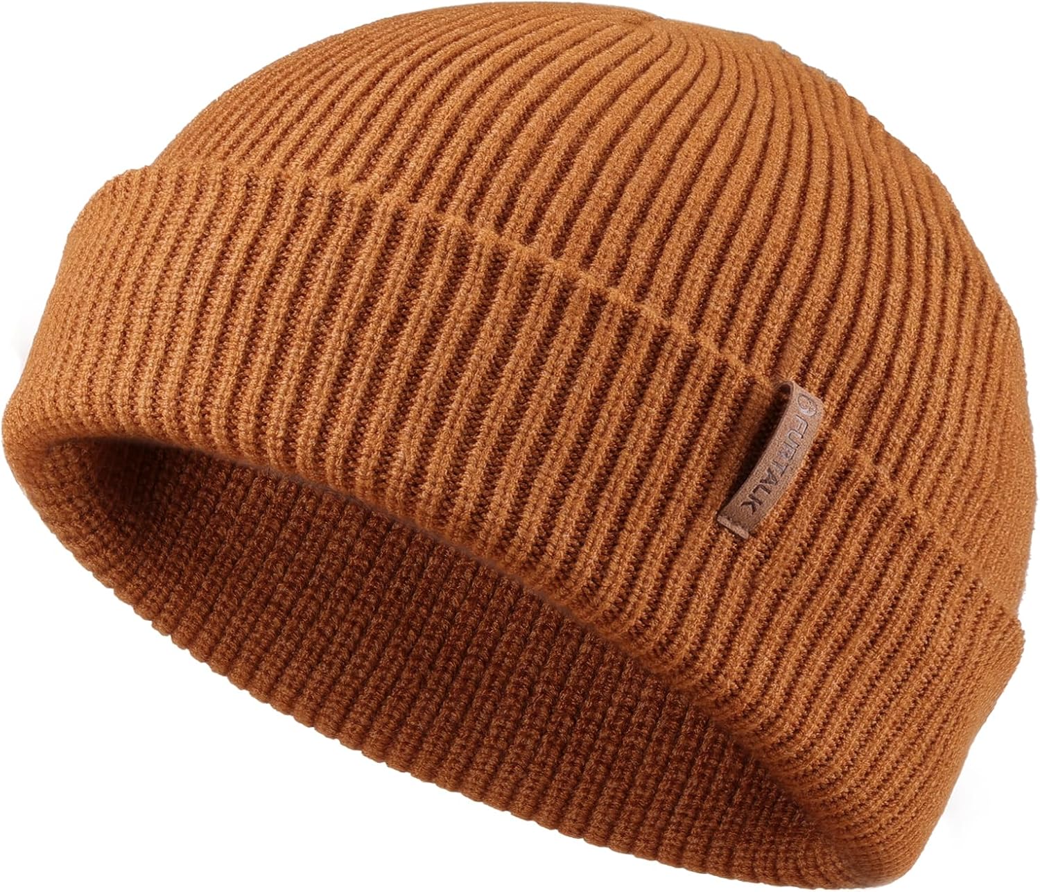 FURTALK Fisherman Beanie for Men Women 2 Styles Cuffless or Cuffed Knitted Unisex Winter Hat Outdoor All-Day Warmth