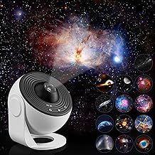 Planetarium Star Sky Projector, Galaxy Skylight Projector with 13 Film Discs, Galaxy Projector Night Light, 360° Rotation Adjustment for Bedroom Ceiling Children Adults