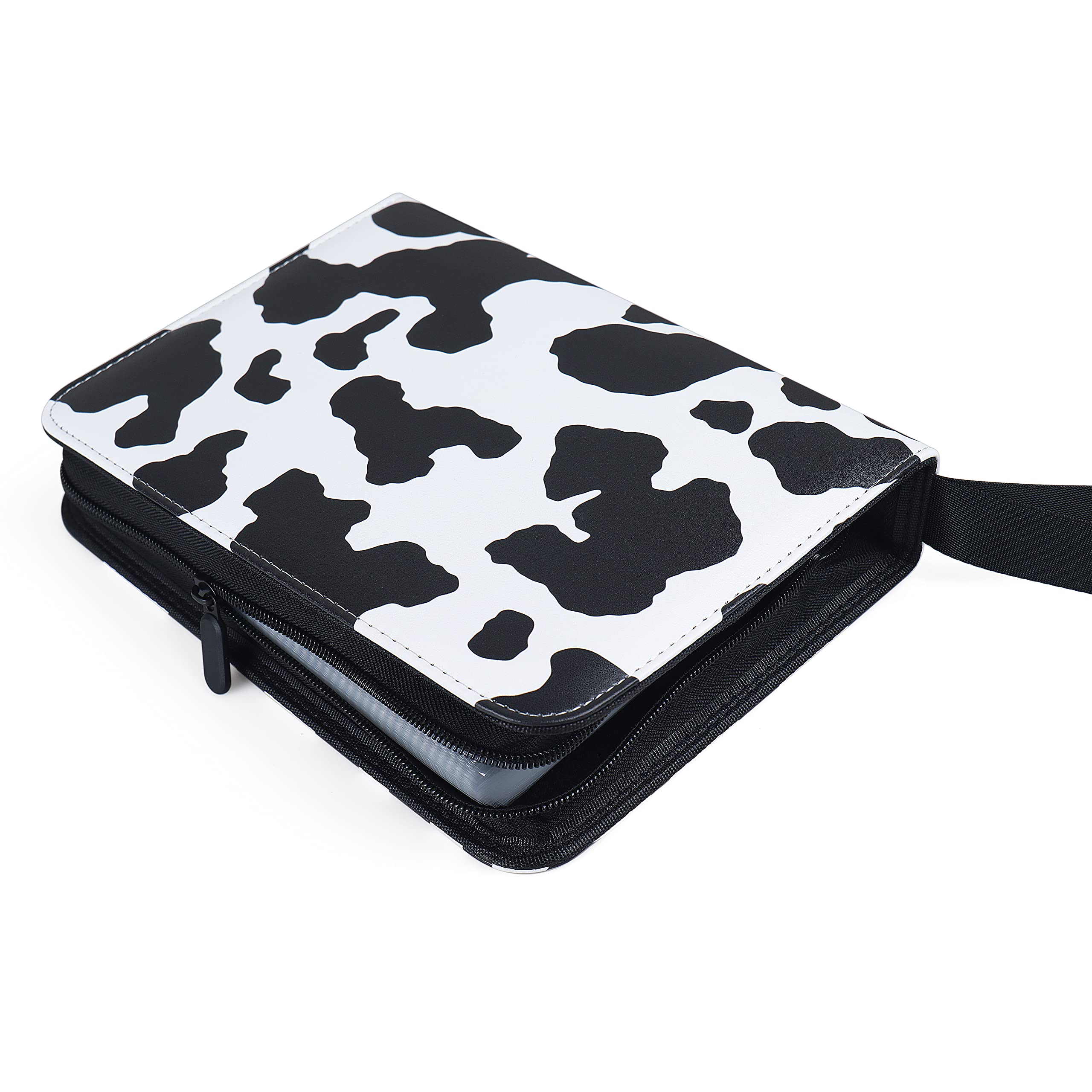 Amazon.com: 4 Pocket Trading Card Binders for 400 Cards, Cute Kawaii Cow  Milk Pattern : Toys & Games