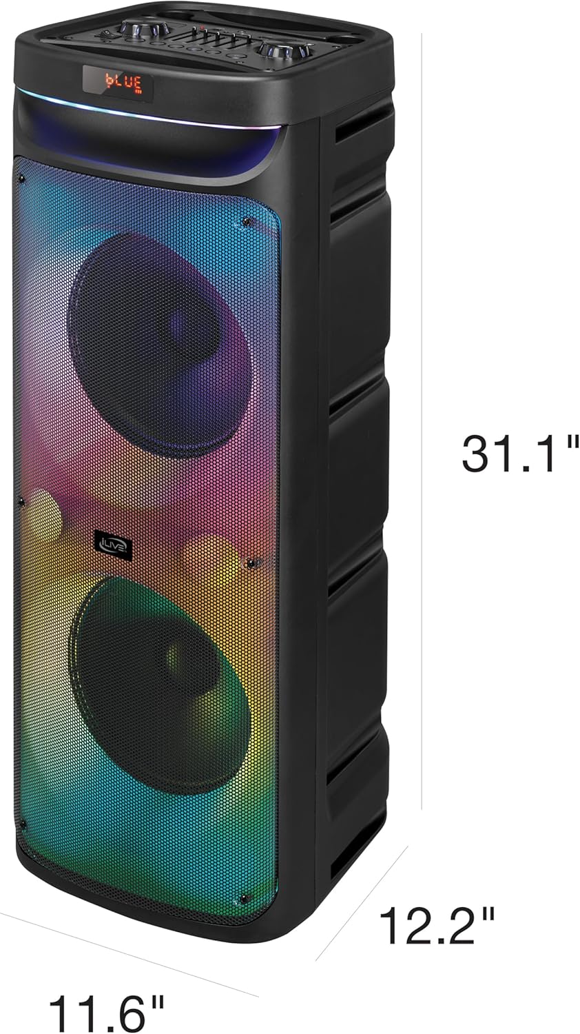 iLive Electronics LightShow+ Wireless Speaker System, ISB653B