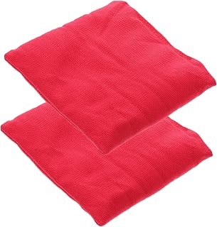 Totority 2pcs Canvas Sandbag Sports Toys Bean Bags for Kids Bean Bag for Adults Canvas Red Throwing Sandbag Toys Sand Bag Toys Mini Bean Bags for Tossing Mini Game Props Child Kids Bean Bag