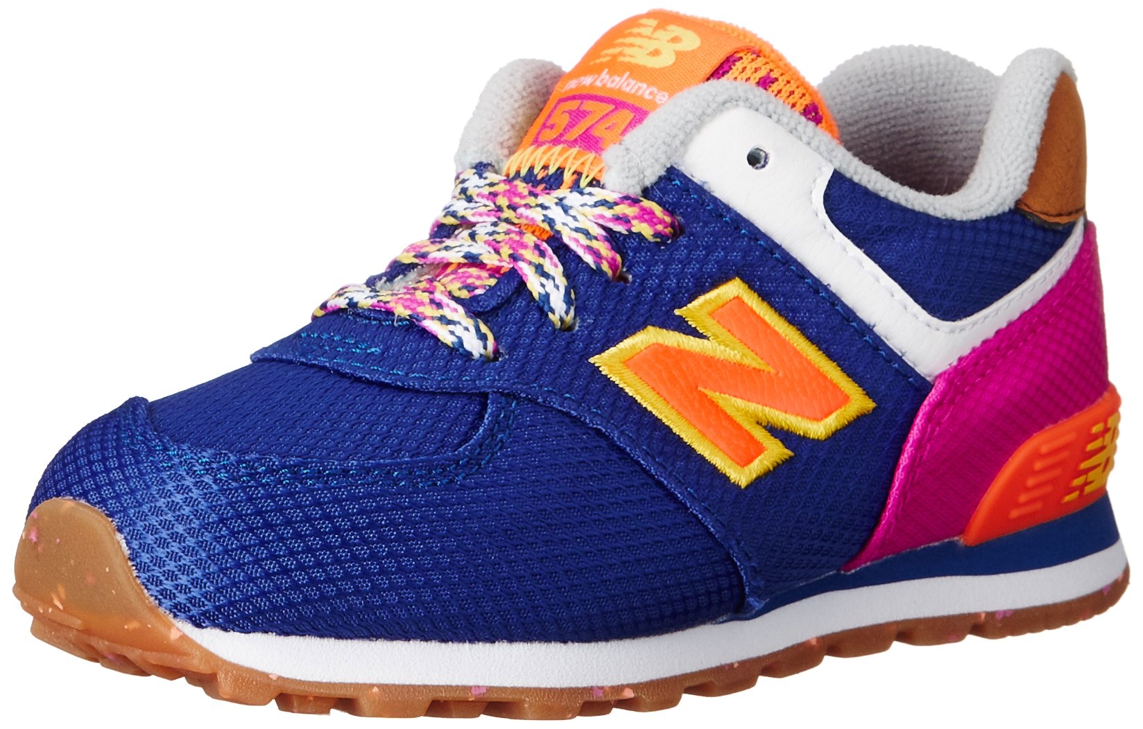 New Balance Kid's 574 V1 Expedition Sneaker, Purple/Pink, 6.5 M US Toddler