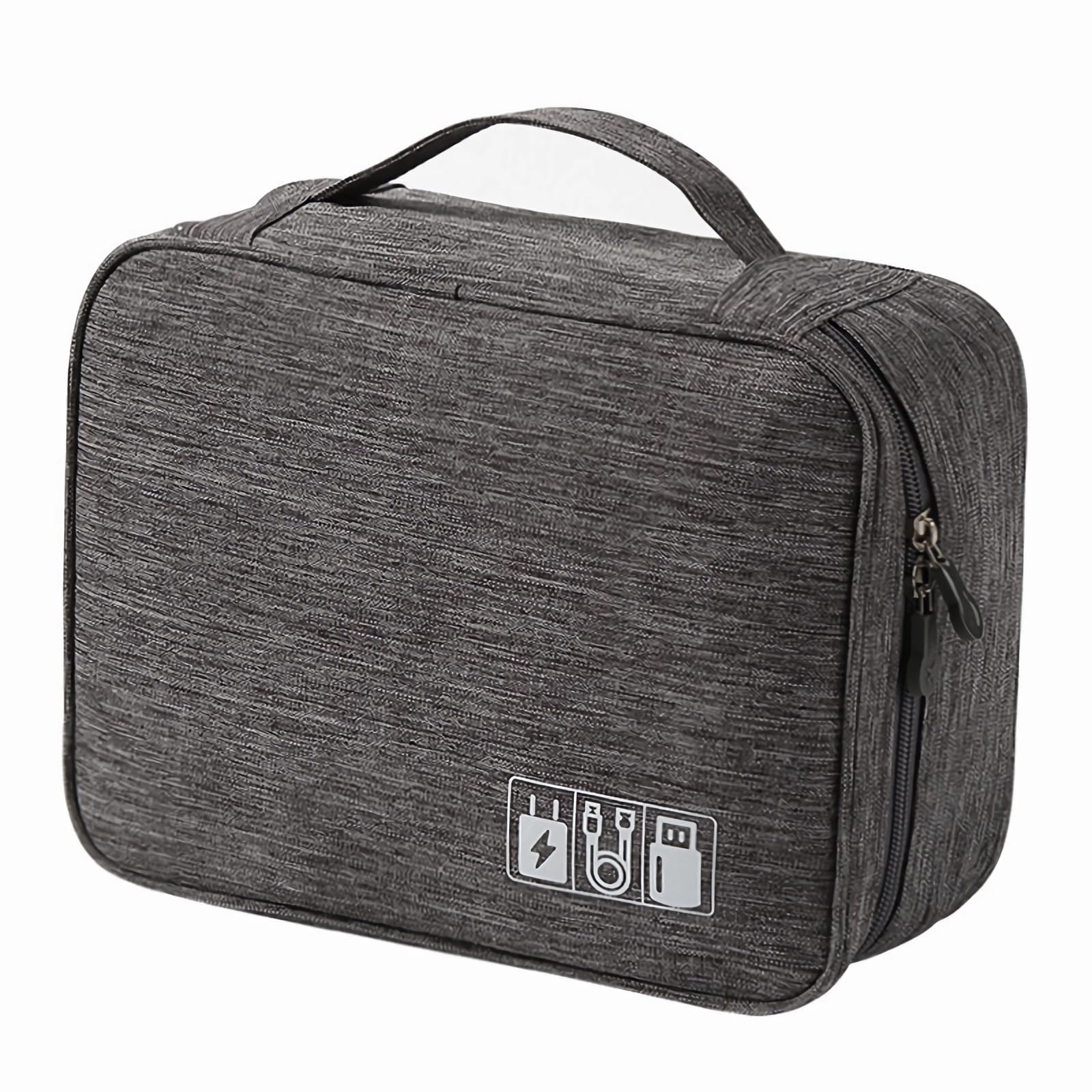 Sac de rangement pour casque d'arbitre V4/V6/FBIM - Étui de transport pour système de communication d'arbitre pour câble de chargeur, volley-ball, football (gris)
