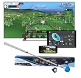 PHIGOLF Home Golf Game Simulator: Enjoy Interactive Golf with Motion Sensor & Swing Stick for Indoor & Outdoor Fun – 38,000+ Courses Worldwide, Compatible with Android, iOS, APP & E6 Connect