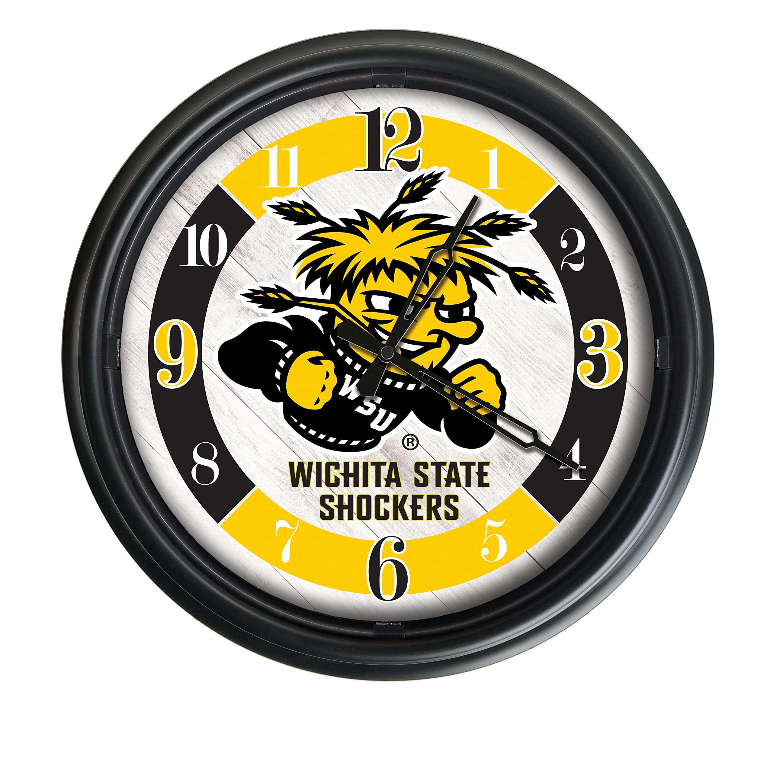 Holland Bar Stool Co. Wichita State University Indoor/Outdoor LED Wall Clock