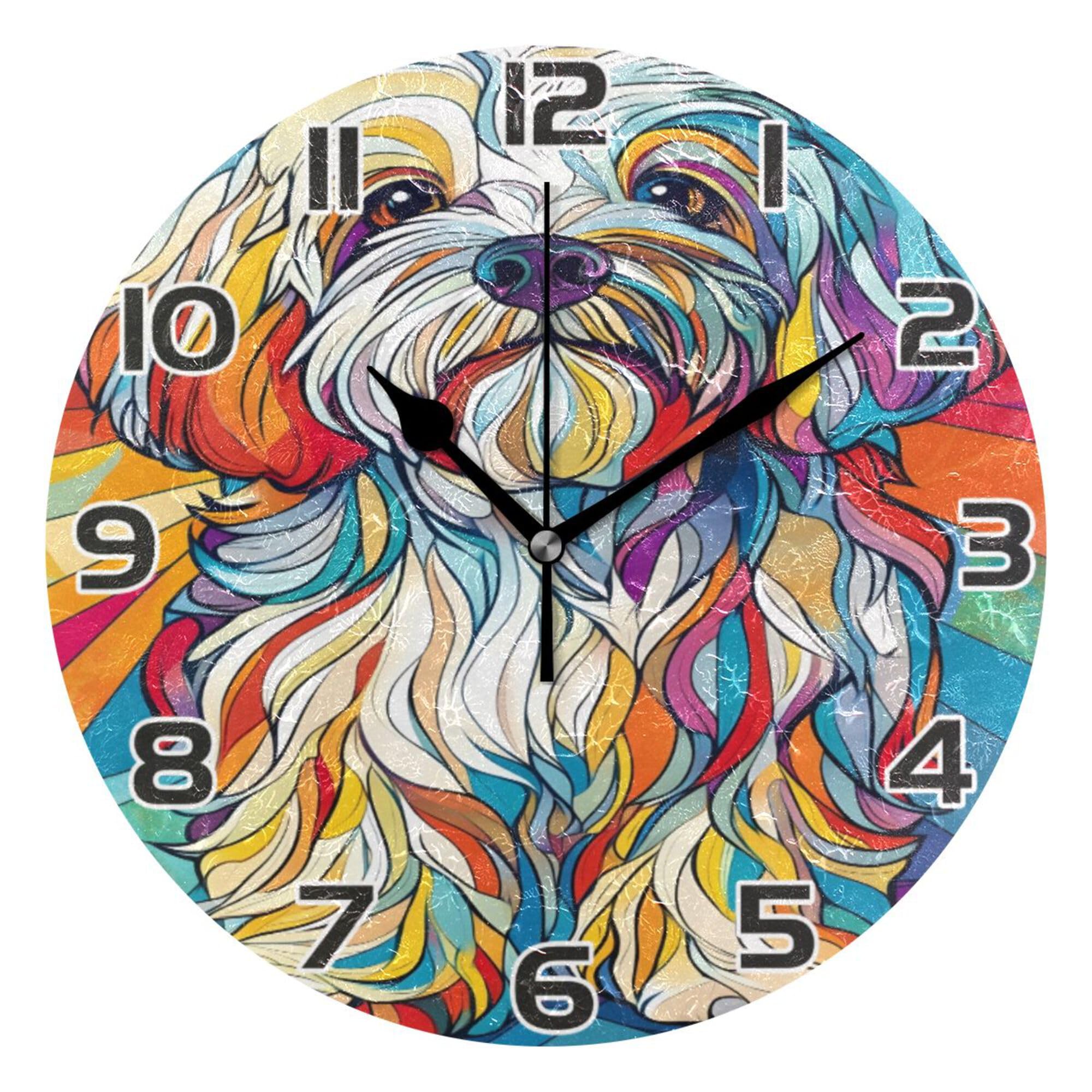 Horloges Horloge Murale Silencieuse Moderne 25Cm pour Chambre Déco Bureau Havanais