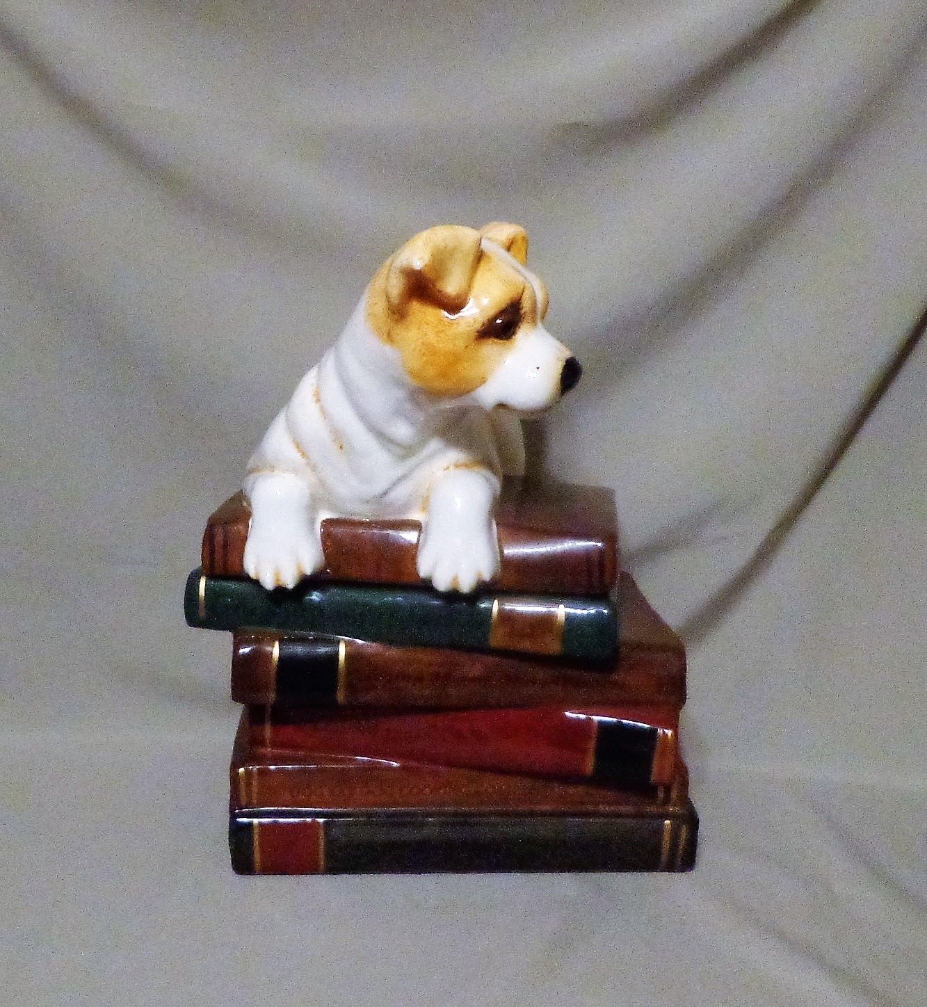 Big Sky Carvers Jack Russel Terrier Cookie Jar Kitchen