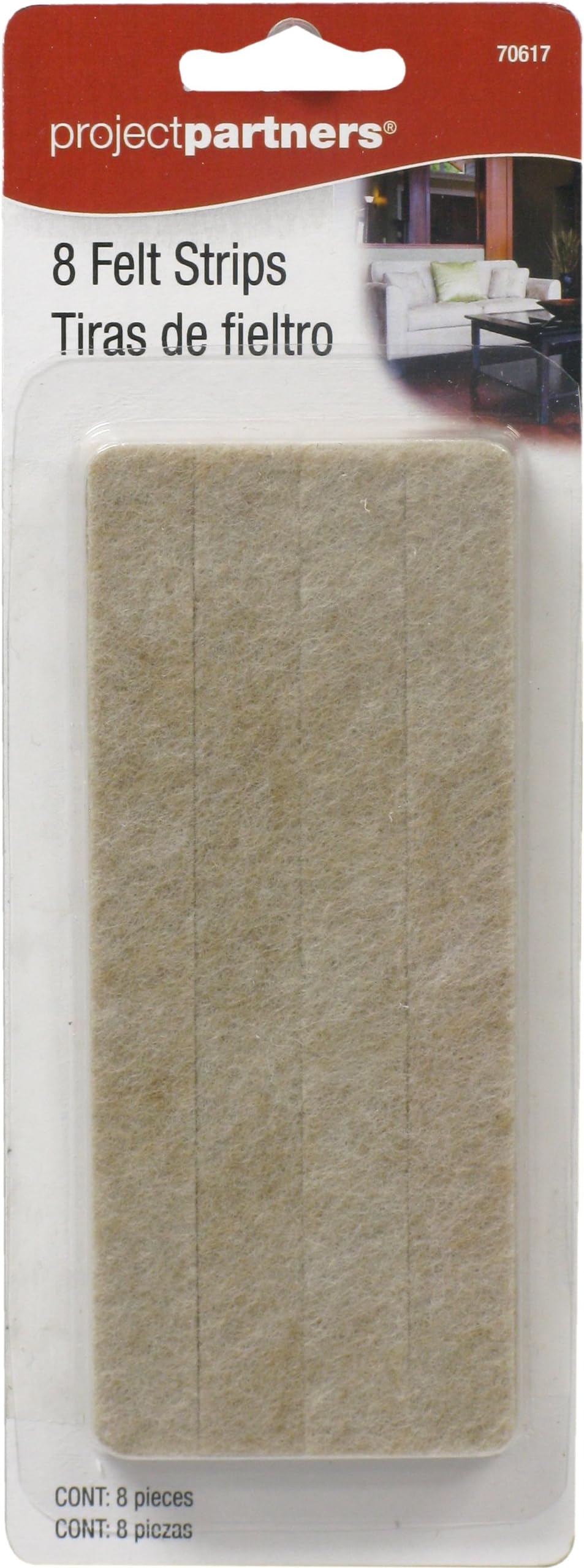 Project Partner 70617 Felt Strips, 8-Pack